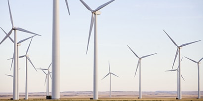 видобування електроенергії за допомогою вітряних турбін
